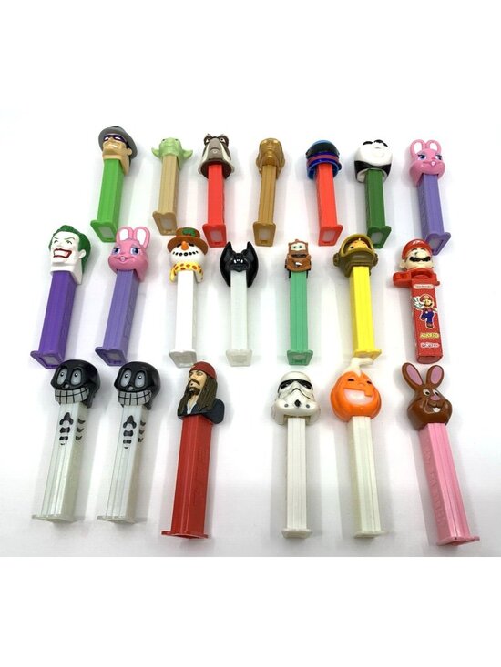 PEZ Other - Lot 20 Vintage PEZ Dispensers Mario Joker Star Wars Disney Halloween C3PO Yoda